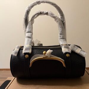 Coach Kisslock Barrel Bag Large